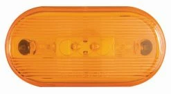 Optronics Yellow Oblong Surface Mount Dual Bulb Marker/Clearance Light; Pc Rated - Accessories & Gear