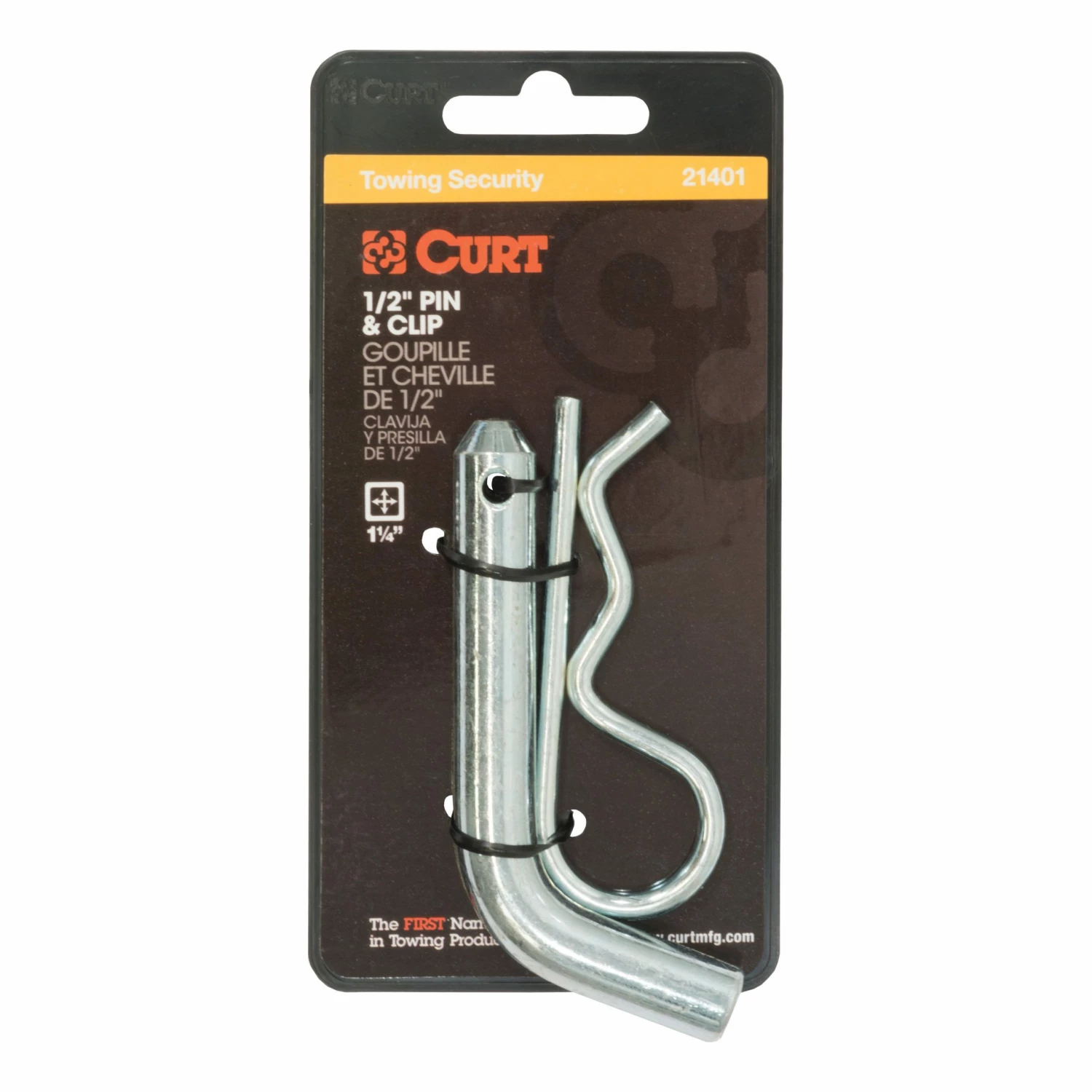 Curt 1/2 In Pin/Clip Package 21401 - Hitch Pins, Clips & Accessories 1 Curt 1/2 In Pin/Clip Package 21401 - Hitch Pins, Clips & Accessories