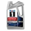 Mobil 1 High Mileage Full Synthetic Motor Oil 10W-30, 5 Quart - 120770 - Greases & Lubricants