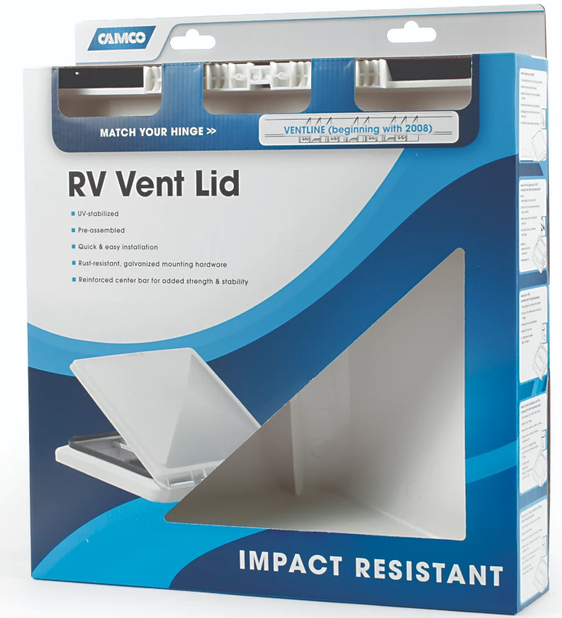 Camco Vent Lid - Ventline ft 08 and Up - White 40151 - Accessories 1 Camco Vent Lid - Ventline ft 08 and Up - White 40151 - Accessories