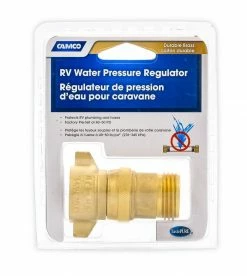 Camco RV Water Pressure Regulator Brass - 40055 - RVs & Campers