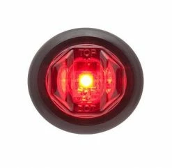 Optronics 1-Led 3/4" Red Marker/Clearance Light Kit With Grommet; P2 Rated - Accessories & Gear