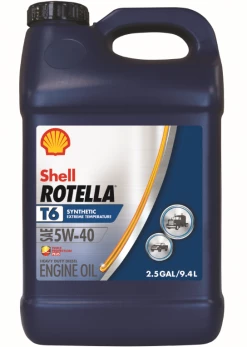 Shell Rotella T6 Synthetic Diesel 5W-40 Motor Oil, 2.5 Gallon -550046215 -Automotive & ATV Sales Shop cd5dbcaf7792e79a0bb62985f0e76b40c33d0171 1 32 57