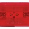 Optronics Red Oblong Surface Mount Dual Bulb Marker/Clearance Light; Pc Rated - Accessories & Gear