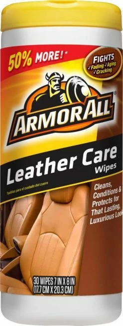 Armor All Leather Care Wipes 30 Count 18581B - Interior Accessories