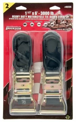 Erickson Mfg. 1 1/2" x 6' Heavy Duty Ratchet Strap 05735 - Towing