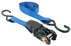 Erickson Mfg 1 Inch X 6' Blue Ratcheting Tie - Down Strap - 1200LB - 55501 - Towing