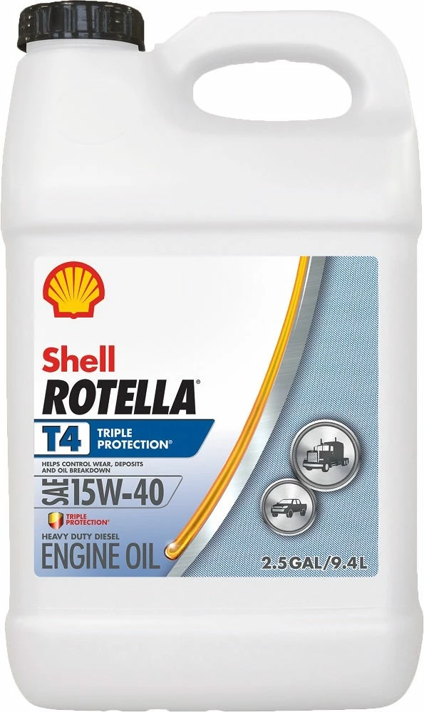 Shell Rotella T4 15W40 Heavy Duty Diesel Oil, 2.5 Gallon -550045127 - Motor Oil 1 Shell Rotella T4 15W40 Heavy Duty Diesel Oil, 2.5 Gallon -550045127 - Motor Oil
