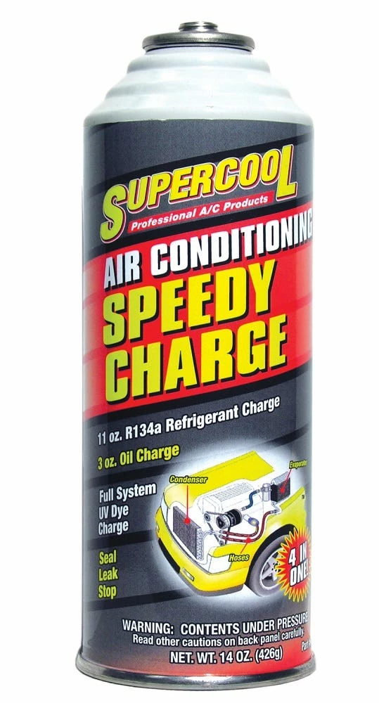 TSI Supercool Speedy Charge with Leak Stop and U/V Dye 14 oz Aerosol - 9473 - Automotive Chemicals & Compounds 2 TSI Supercool Speedy Charge with Leak Stop and U/V Dye 14 oz Aerosol - 9473 - Automotive Chemicals & Compounds - Image 2